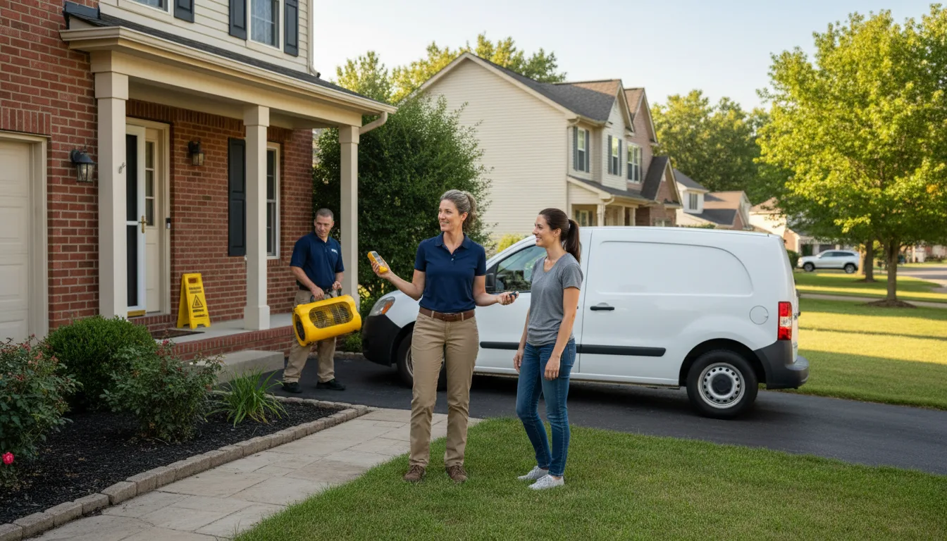 Water restoration image for Dehumidification And Cleanup Services in Stillmore, GA